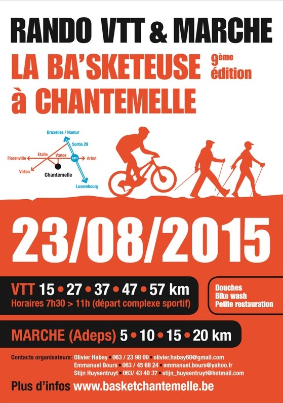 VTT+Marche Adeps à Chantemelle le 230815