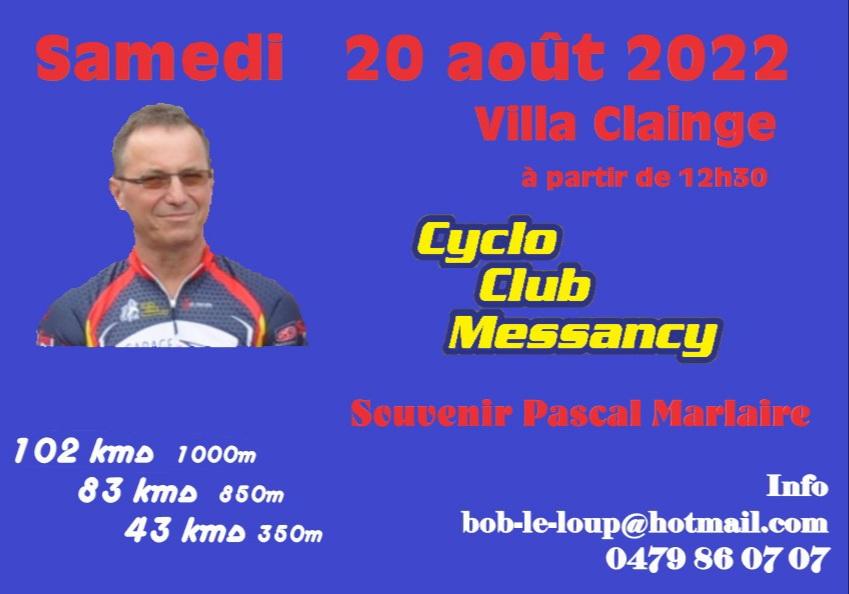 Cyclo a messancy le samedi 200823