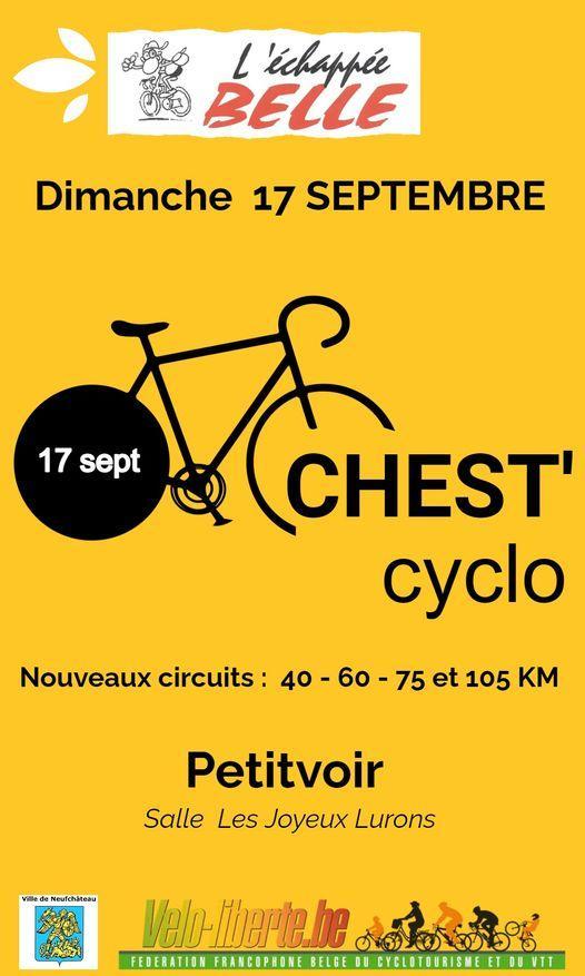 Ce week-end du 16 & 17 septembre Cyclo-a-petitvoir-neufchateau-le-170923