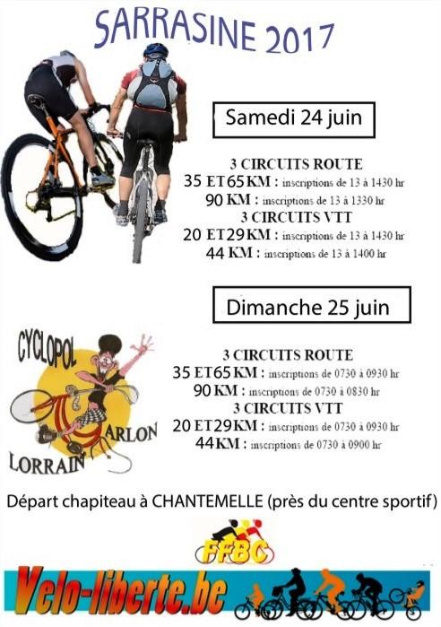 Cyclo vtt chantemelle 24 250618