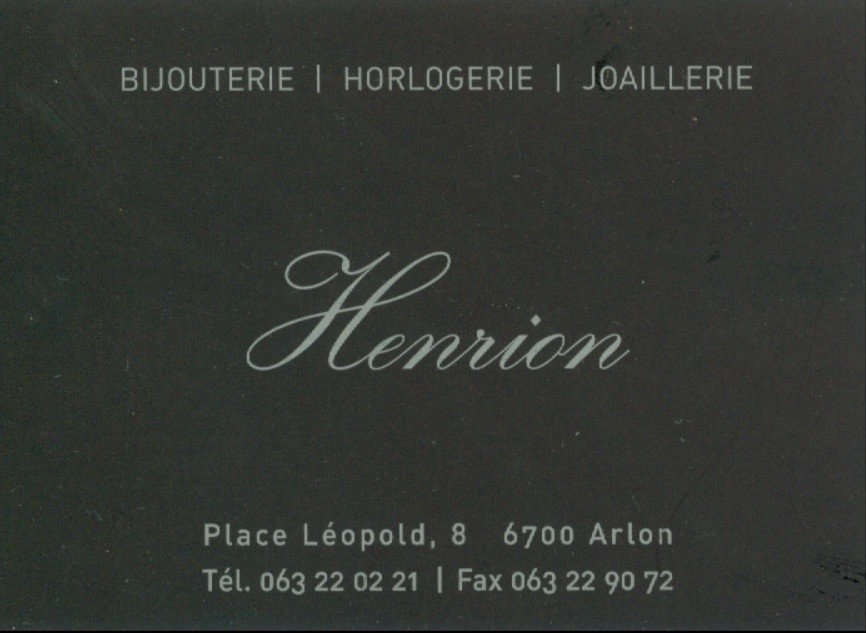 Bijouterie Henrion- Arlon