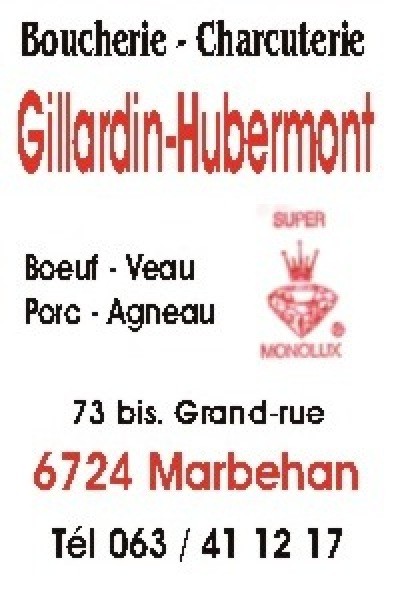 Boucherie Gillardin - MARBEHAN.
