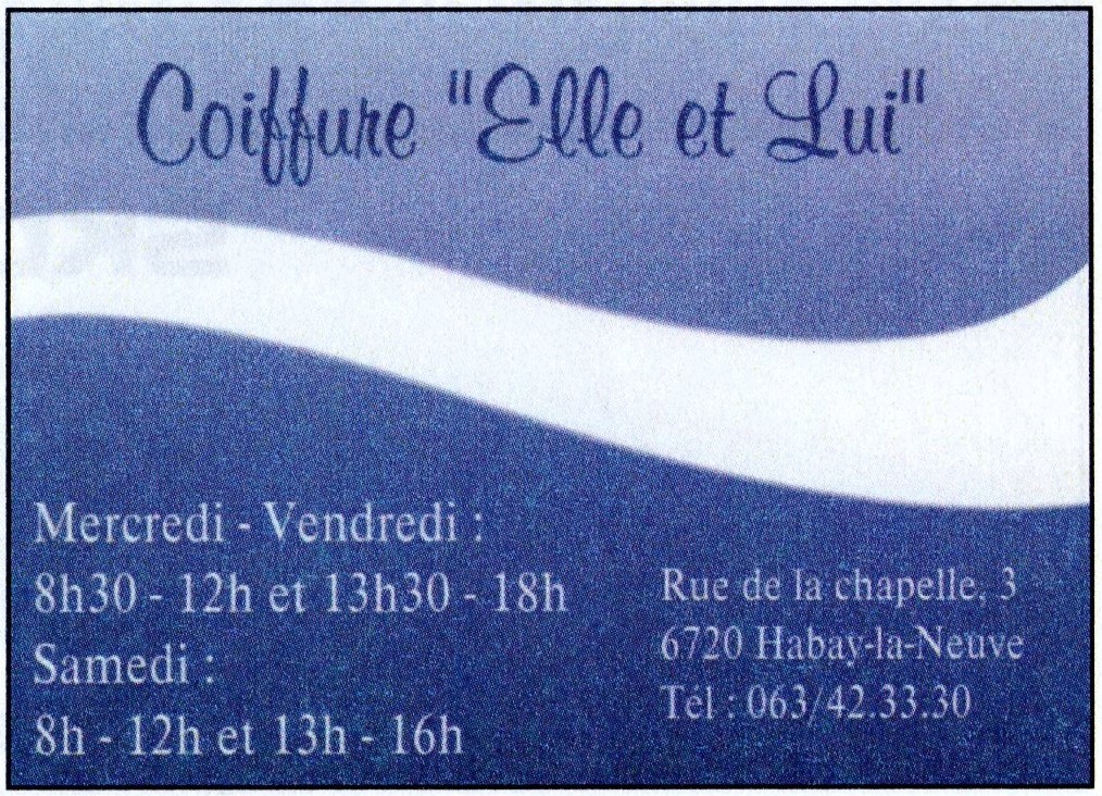 Coiffure Elle et lui - Habay-La-Neuve