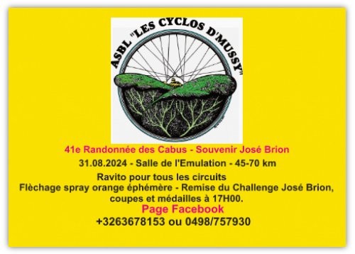 Cyclo à Mussy La Ville le 310824