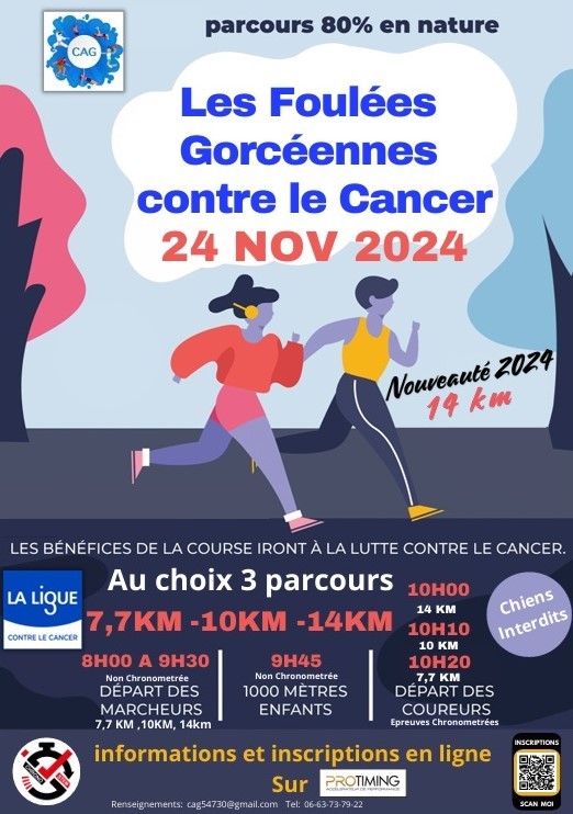 Foulées Gorcéennes le 24/11/24