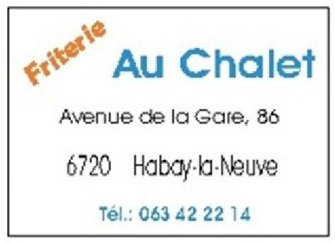 Friterie Au Chalet Habay-La-Neuve.