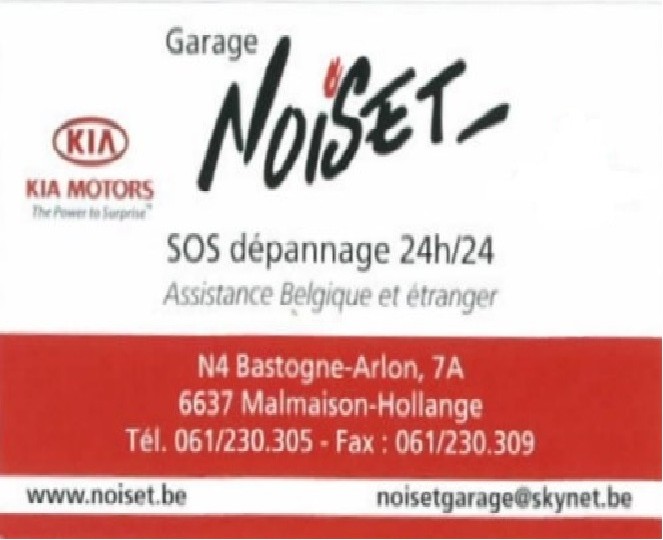 Garage Noiset - 6637 Malmaison-Hollange