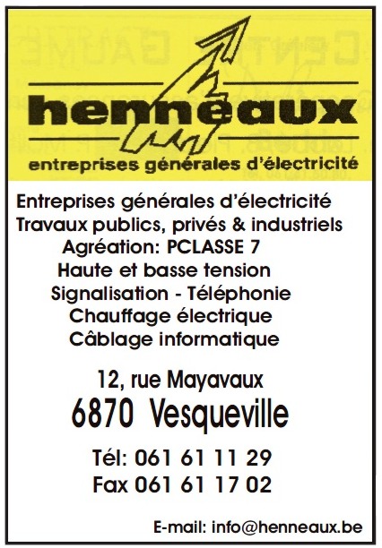 HENNEAUX Electricité Vesqueville