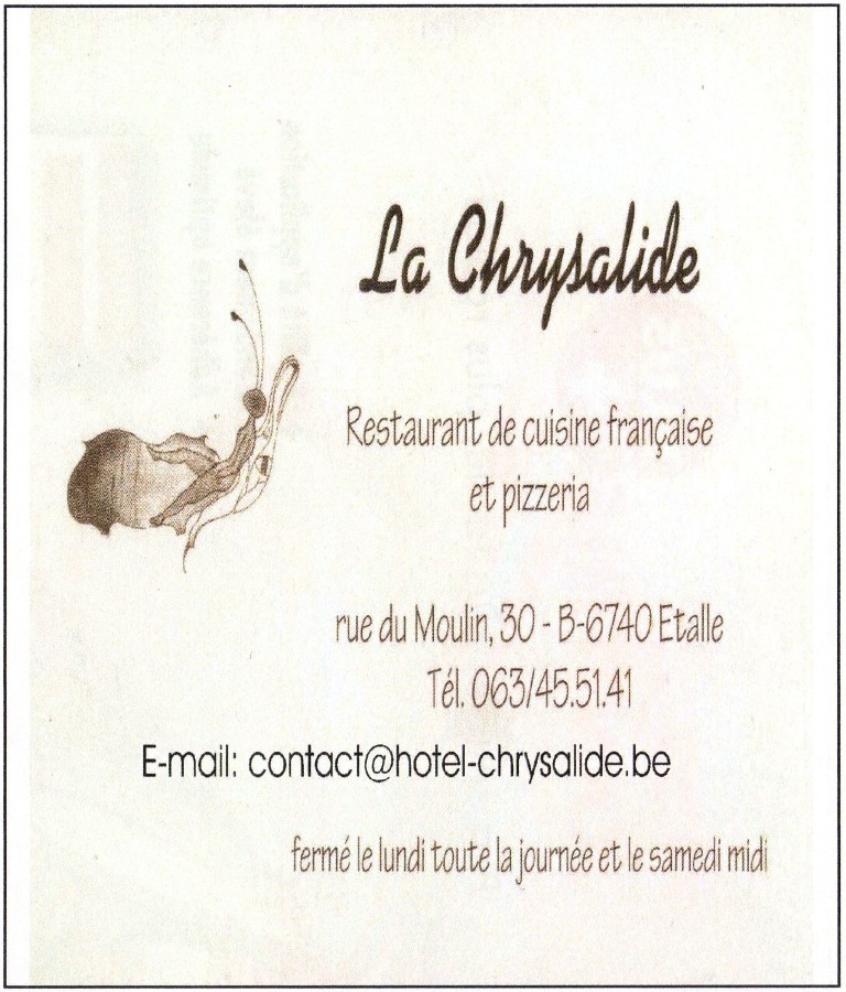 La Chrysalide - Restaurant à Etalle