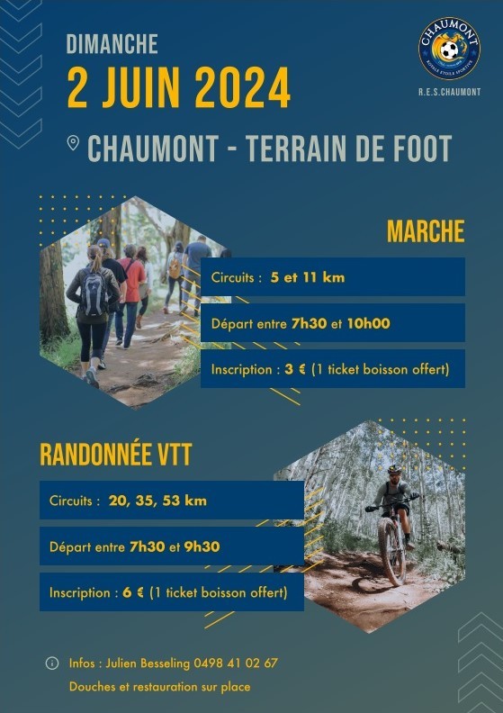 Marche et VTT Chaumont le 020624