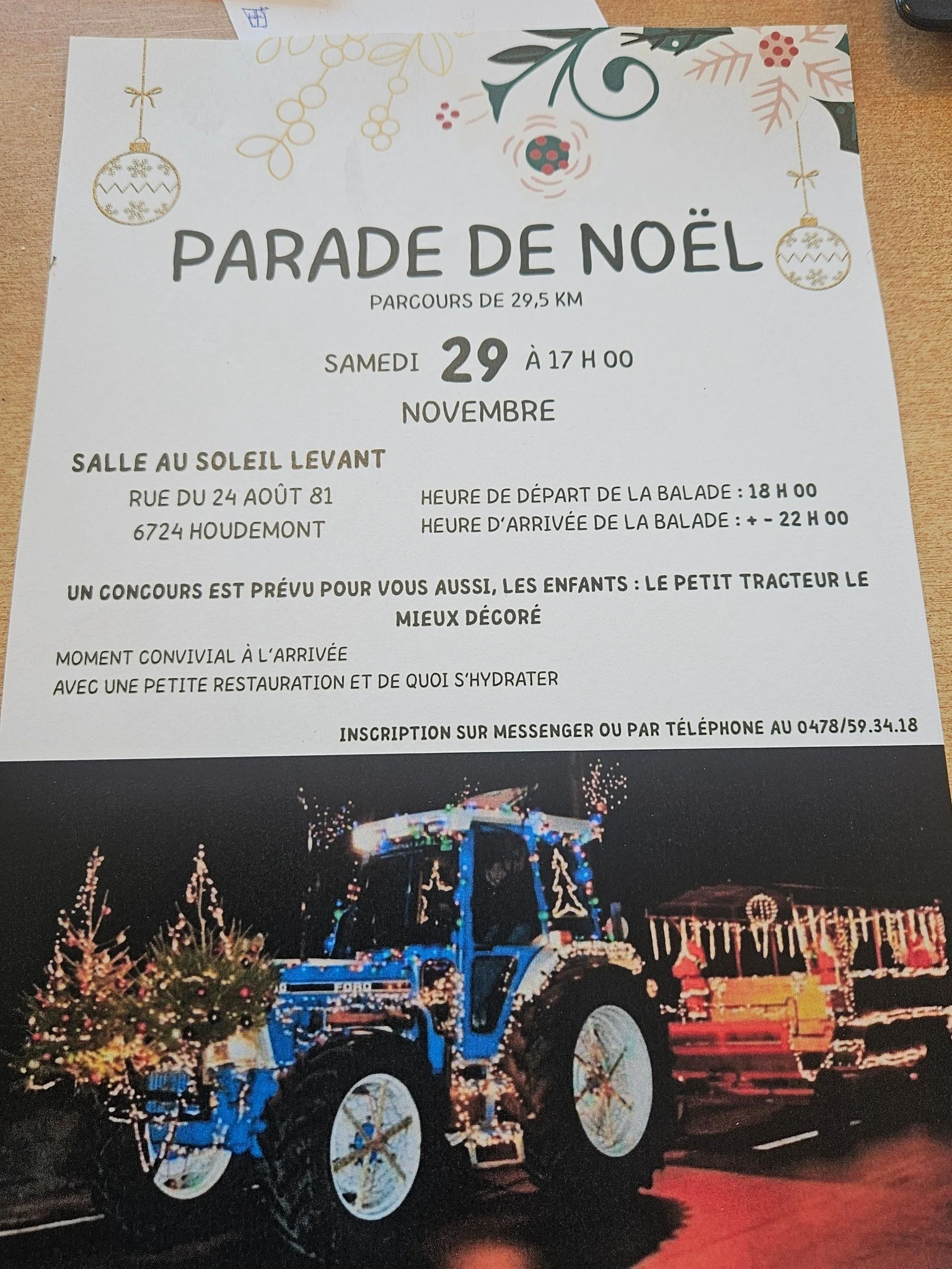 Parade de Noel le 301125