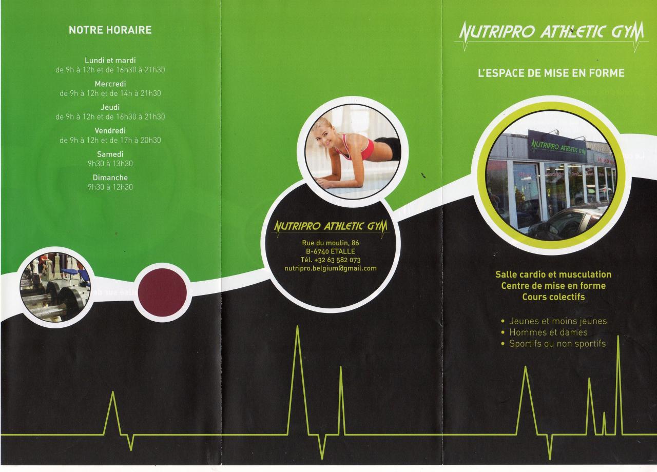 NUTRIPRO ATHETIC GYM - Salle de sport à Etalle