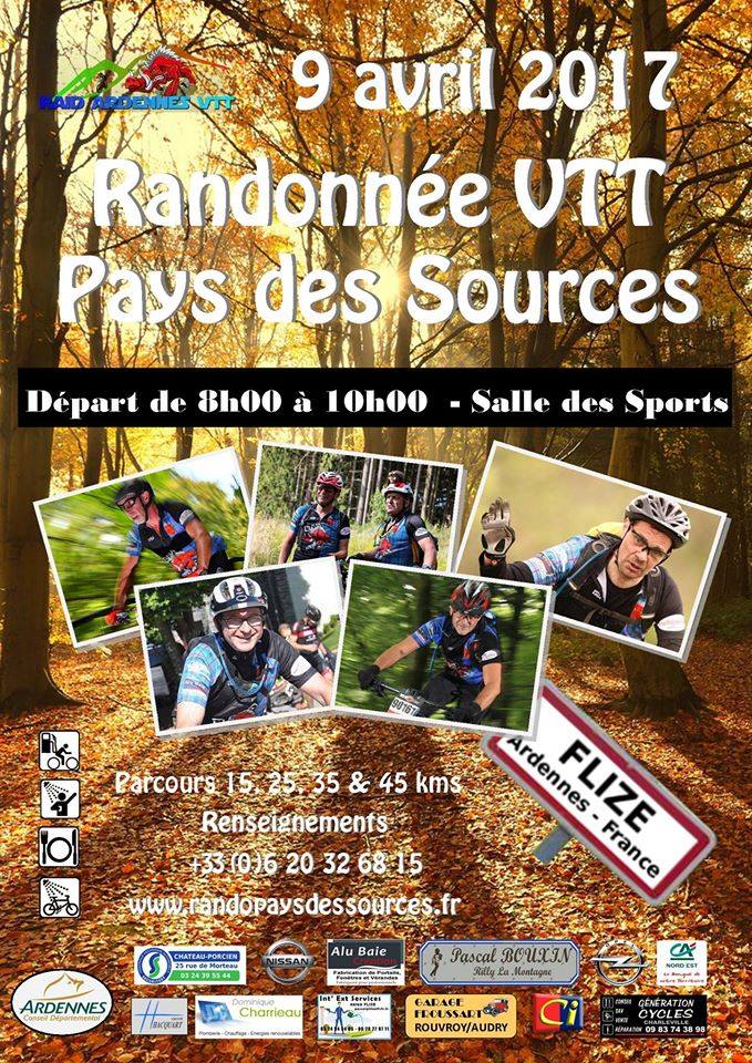 VTT à FLIZE - Ardennes-France le 090417