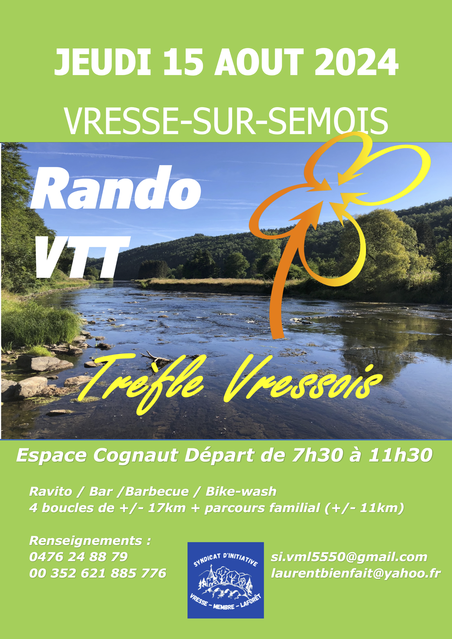 VTT à Vresse-sur-Semois le 150824