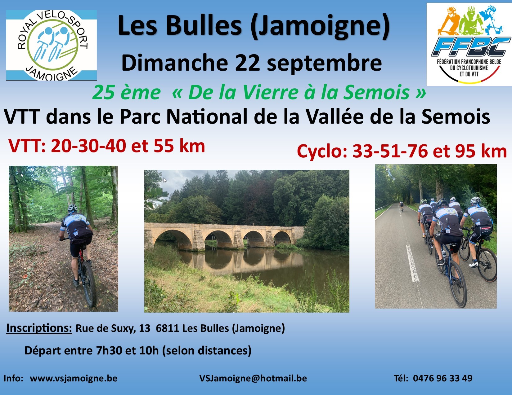 VTT et cyclo à Les Bulles le 220924