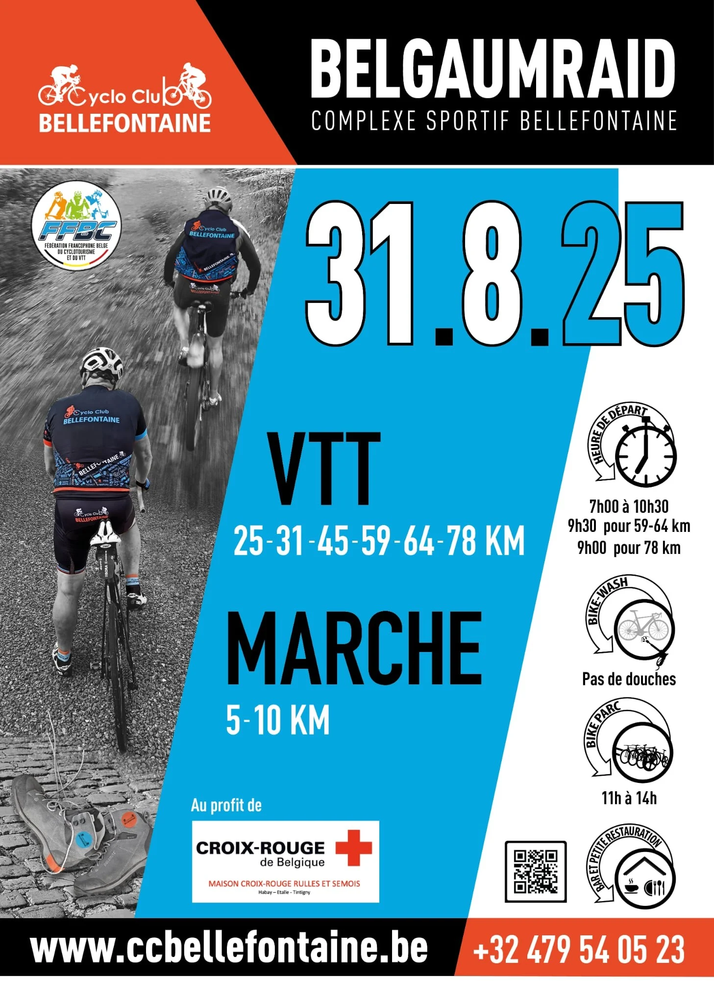 VTT et Marche à Bellefontaine le 310825