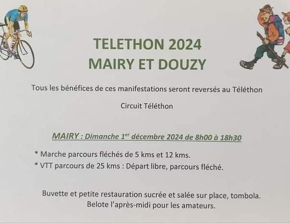 Vtt et marche à F mairy le 011224