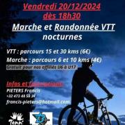 VTT et marche nocturne à Vaux Noville le 201224