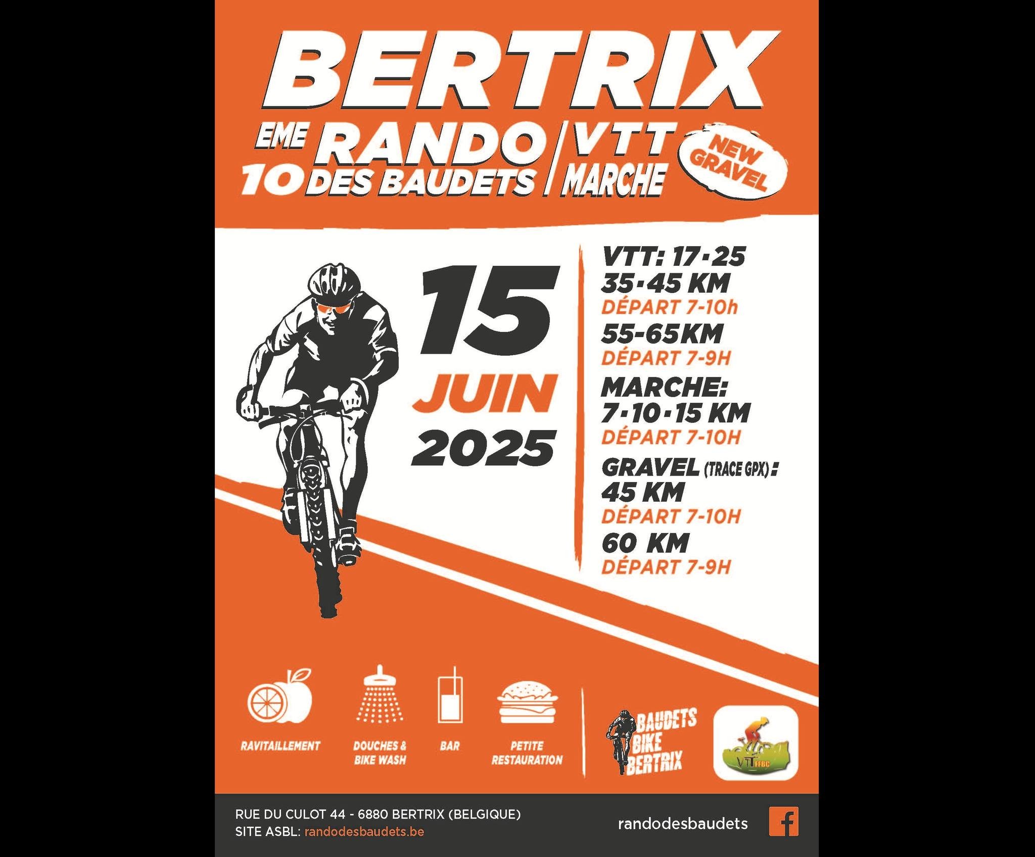 Vtt - Gravel et marche à Bertrix le 150625