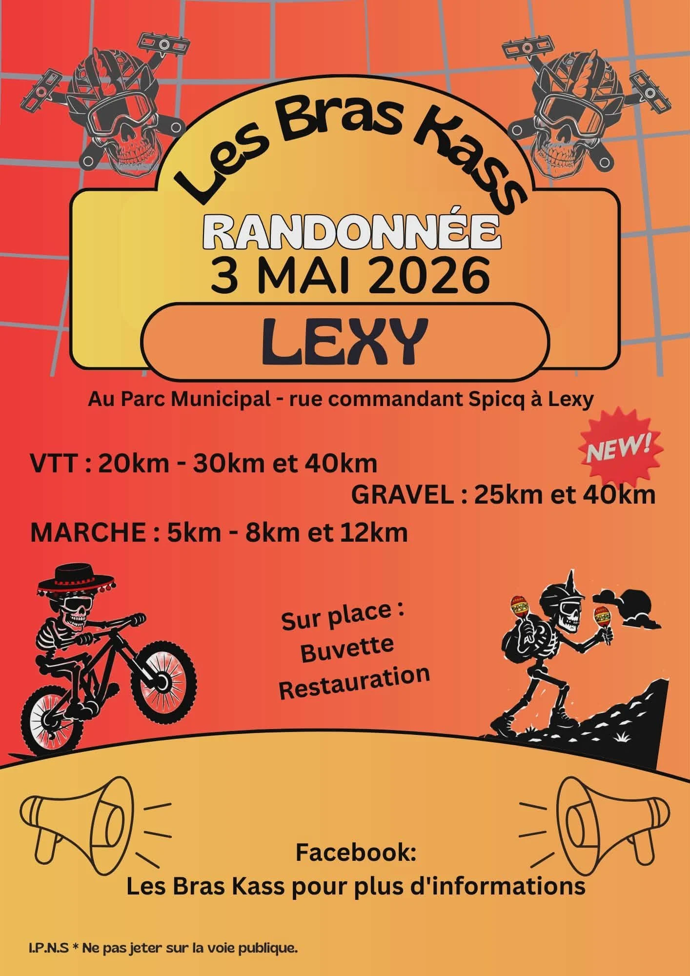 VTT GRAVELet marche à Lexy le 030526