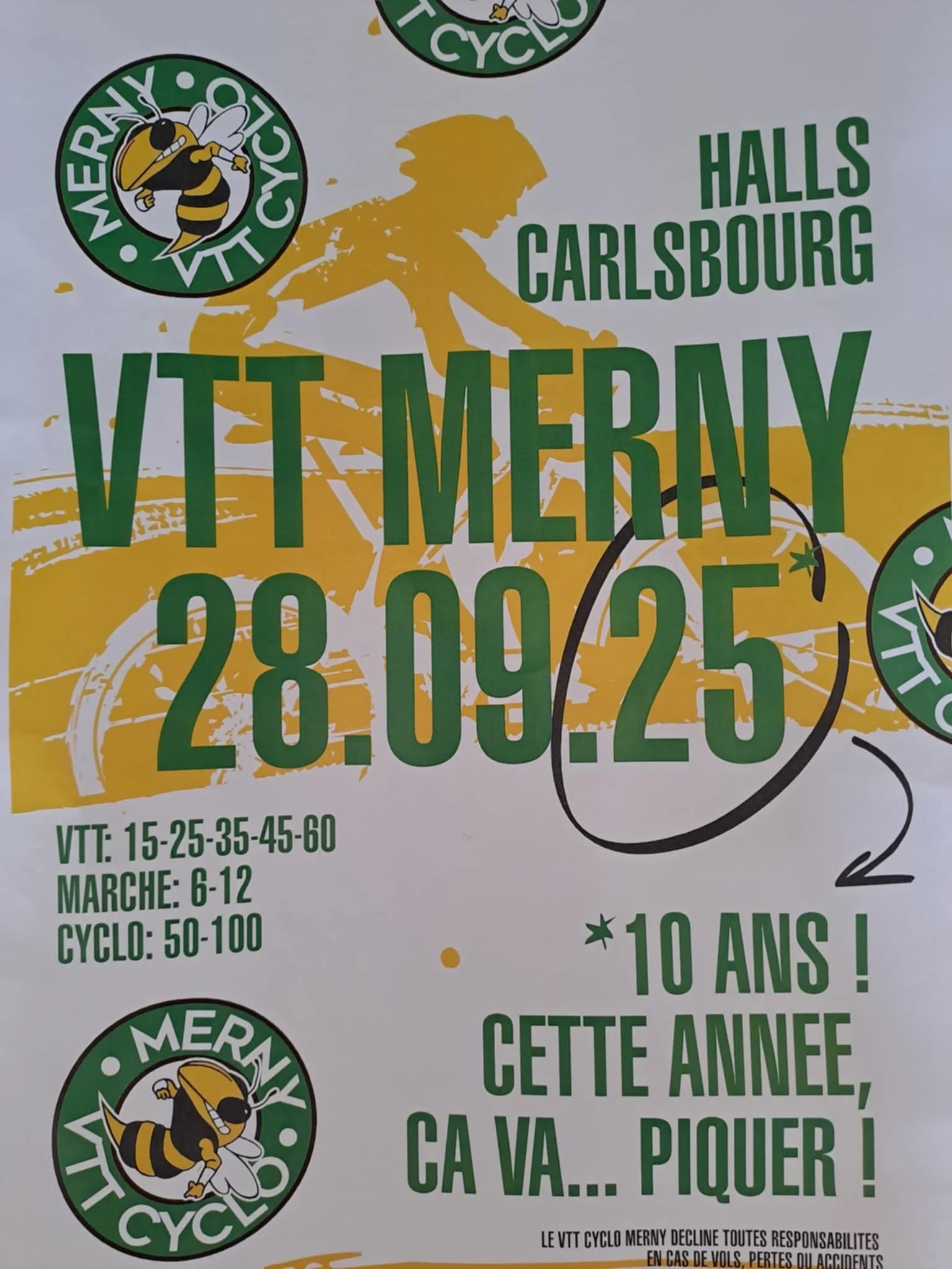 Vtt Marche Cyclo Merny du 280925