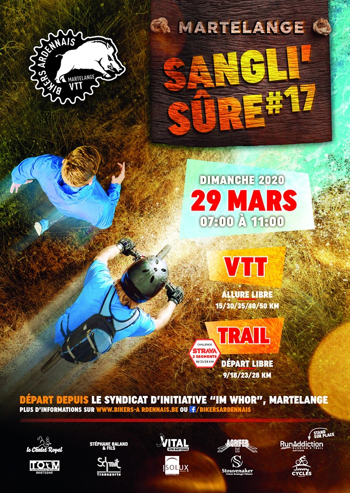 VTT+Trail à Martelange le 29/03/2020