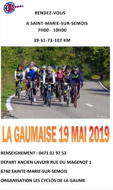 Cyclo a sainte marie sur semois etalle le 190520