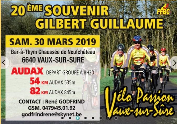 Cyclo a vaux sur sure le samedi 300320