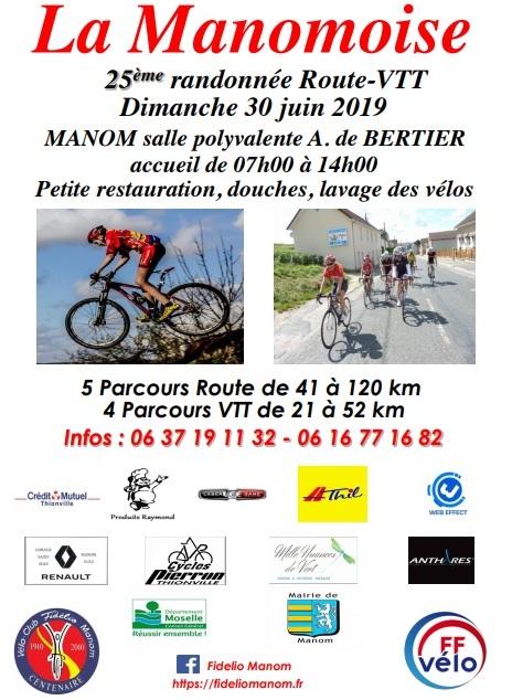 Cyclo vtt a manon fr le 300619