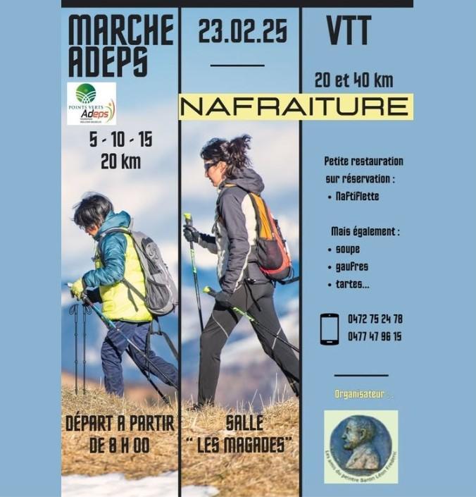 Marche adeps et vtt a nafraiture le 230225