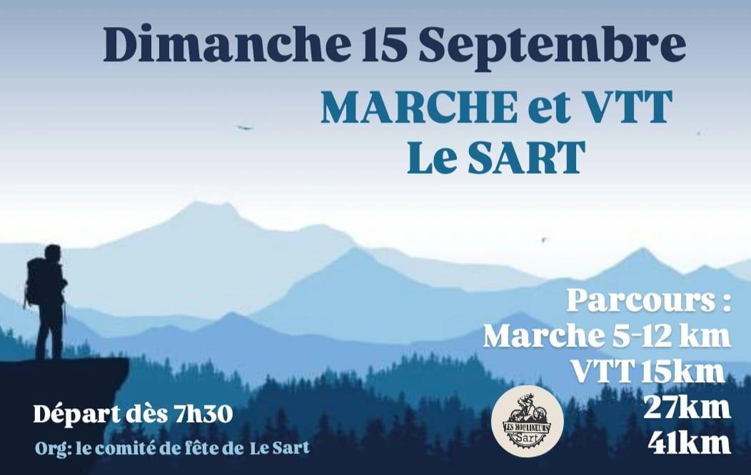 Marche et vtt a le sart le 150924