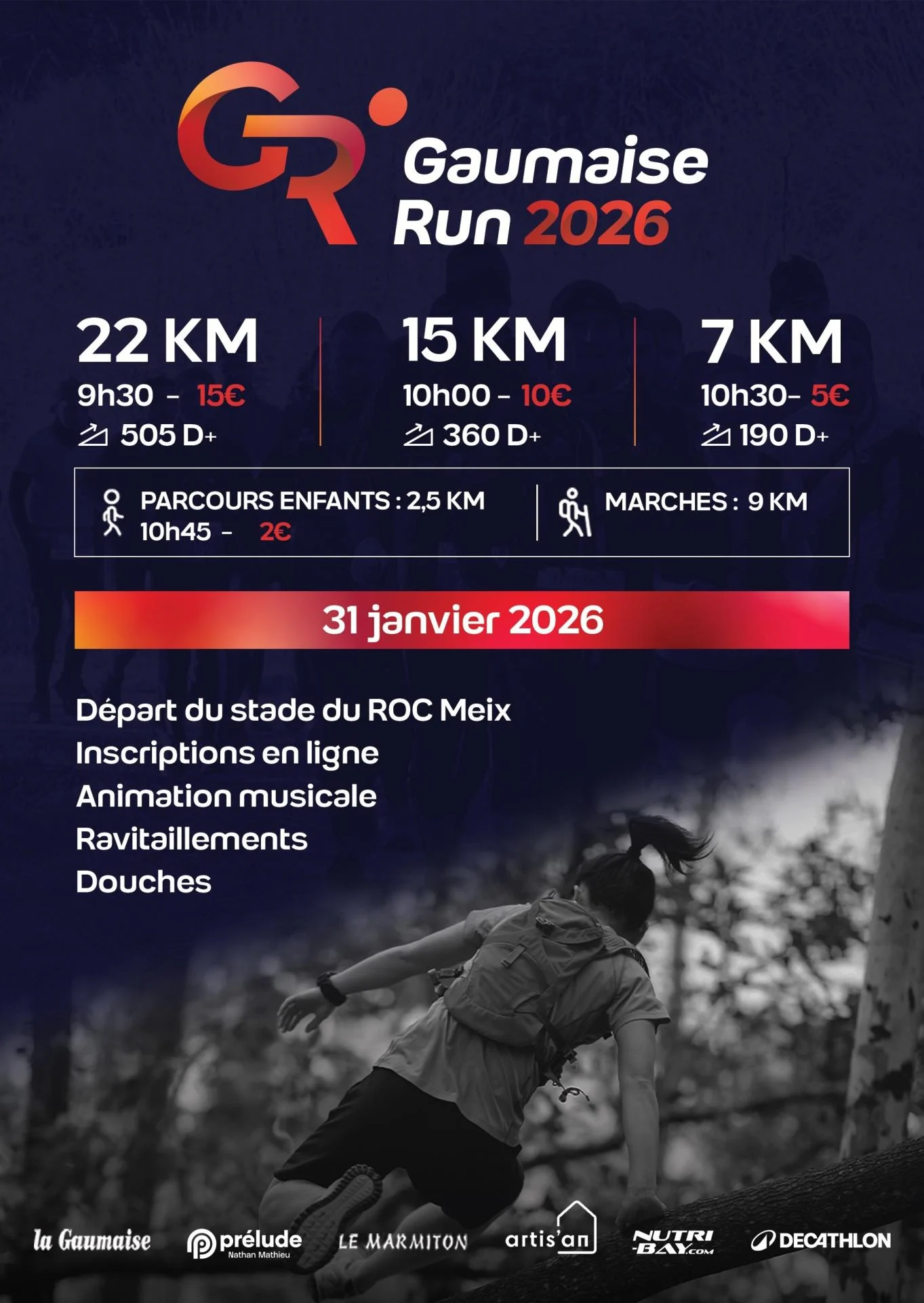 Run et marche à Meix le 310126
