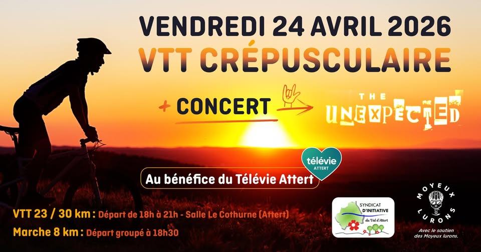 Vtt crépusculaire à Attert le 240426