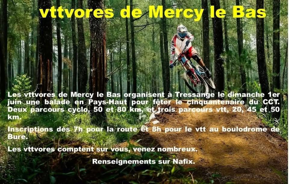 Vtt et cyclos a tressange le 010625