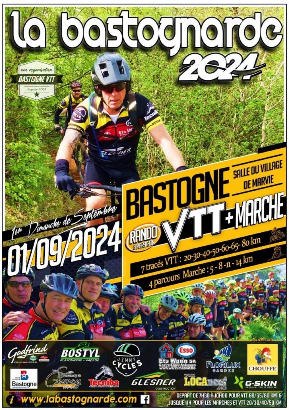 Vtt et marche a bastogne le 10924