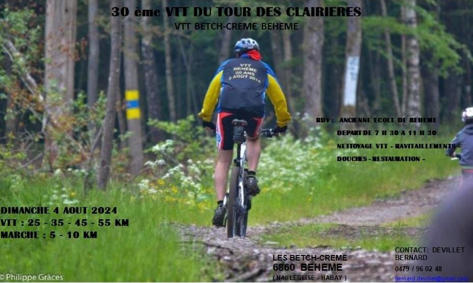 Vtt et marche a beheme le 040824