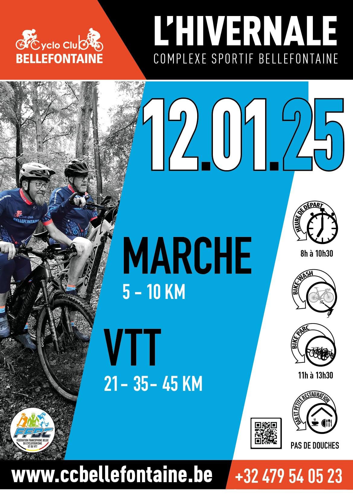 VTT et Marche à Bellefontaine le 120125