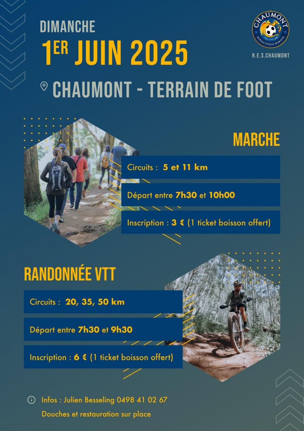 Vtt et marche a chaumont le 010625