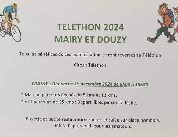 Vtt et marche a f mairy le 011224