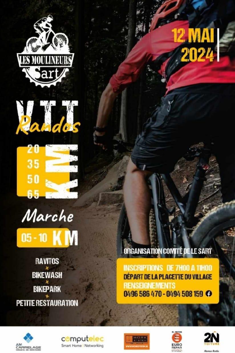 Vtt et marche a le sart le 120524