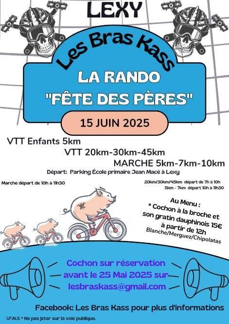 Vtt et marche a lexy le 150625