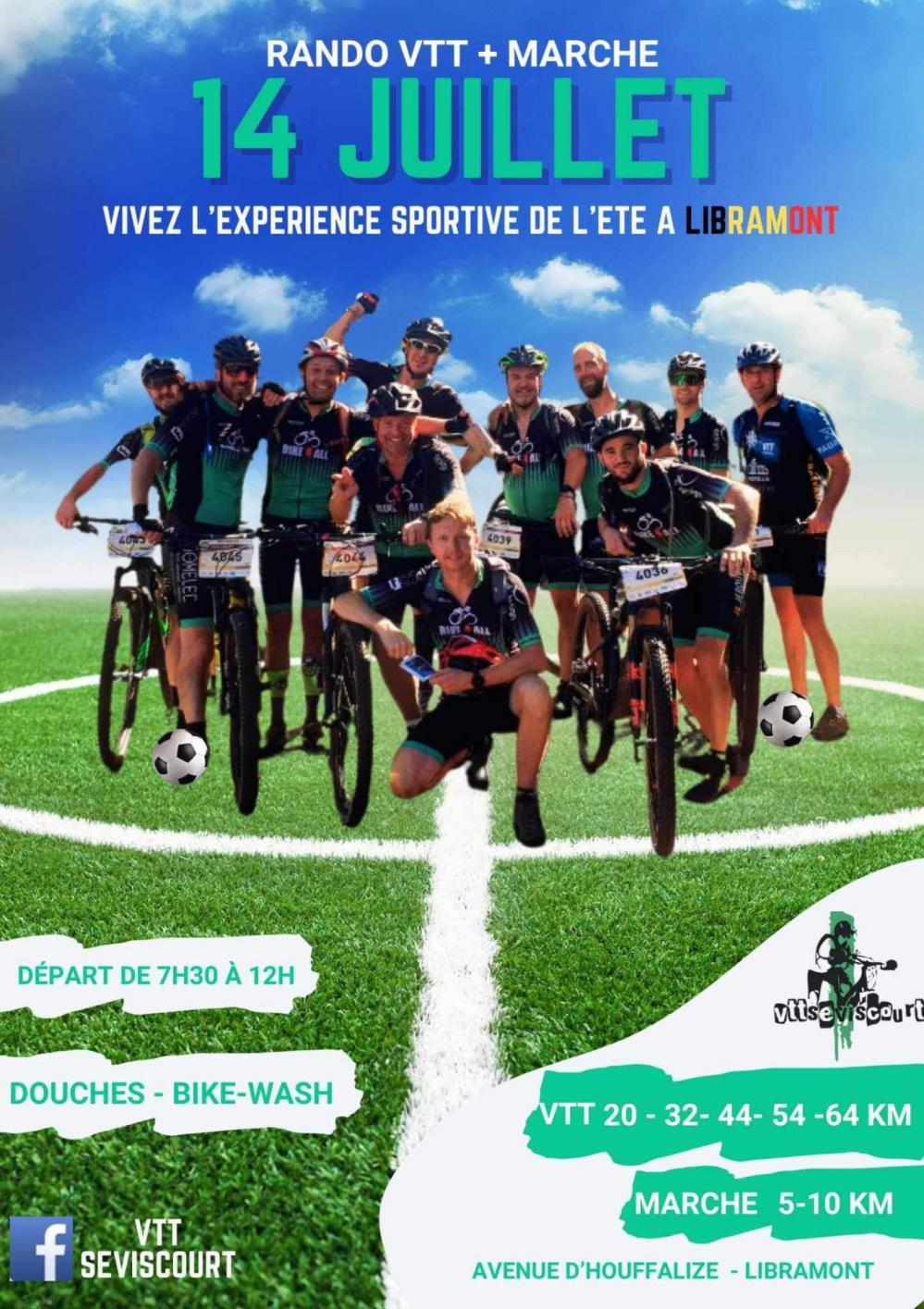 Vtt et marche a libramont le 140724