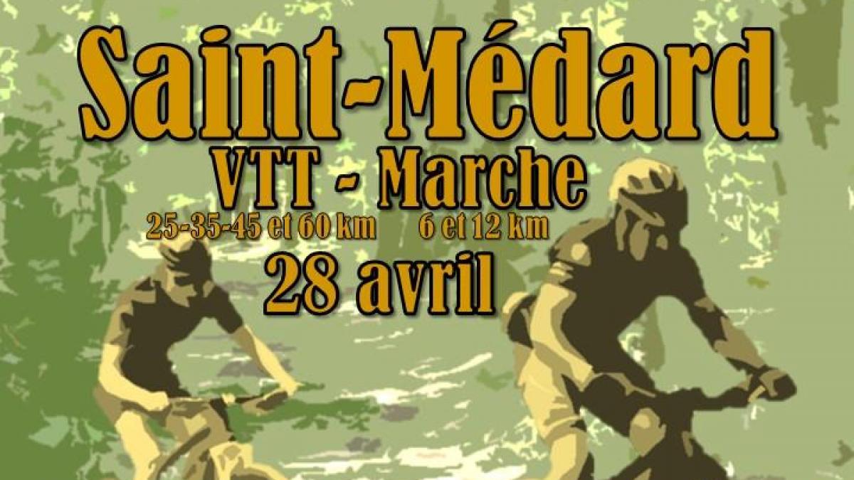 Vtt et marche a saint medard le 280424