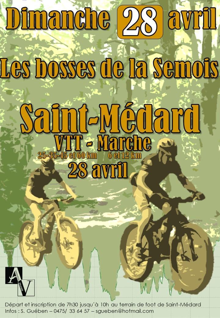 Vtt et marche a saint medard le 280424