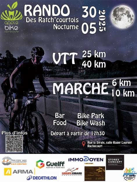Vtt et marche nocturne a rachecourt le 300525