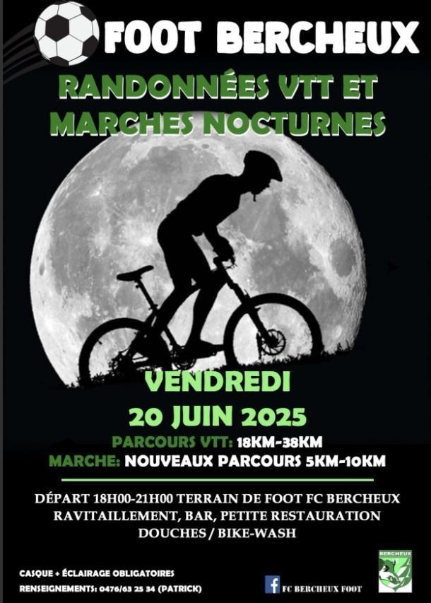 Vtt et marches nocturne a bercheux le 200625