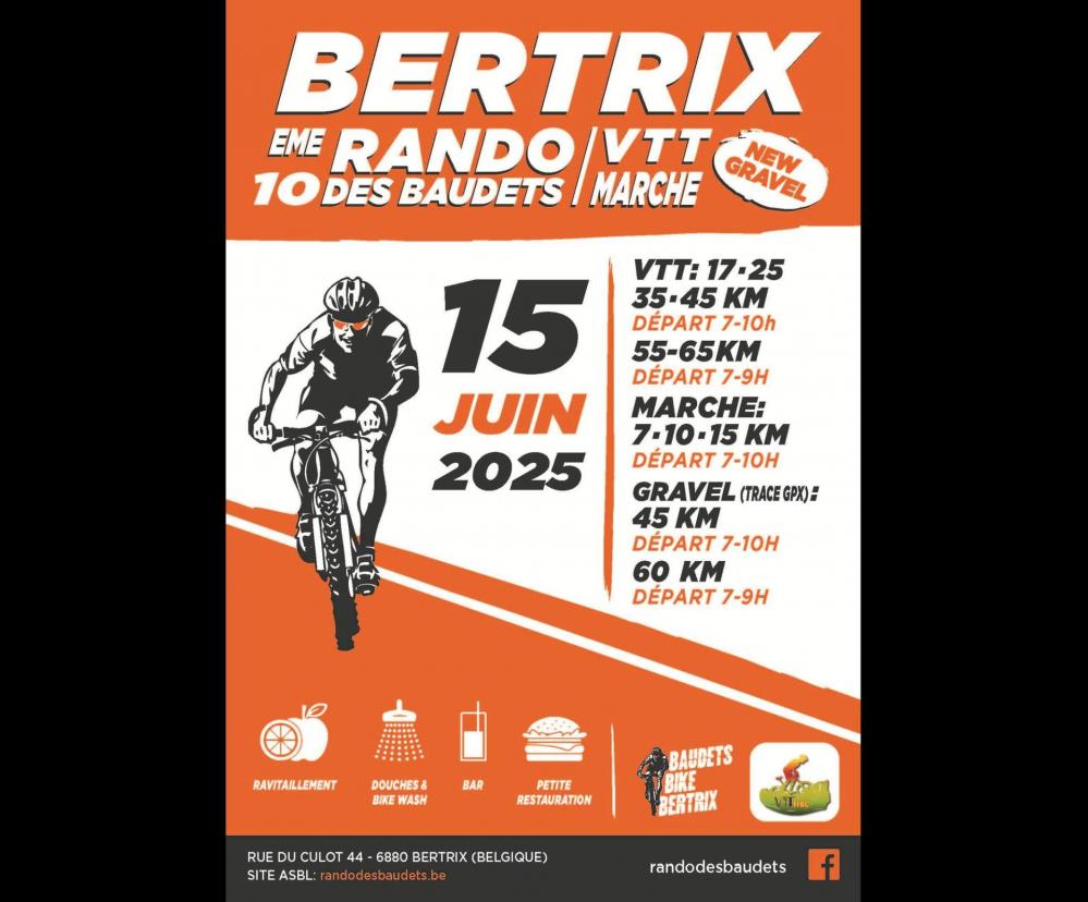 Vtt gravel et marche a bertrix le 15 0625