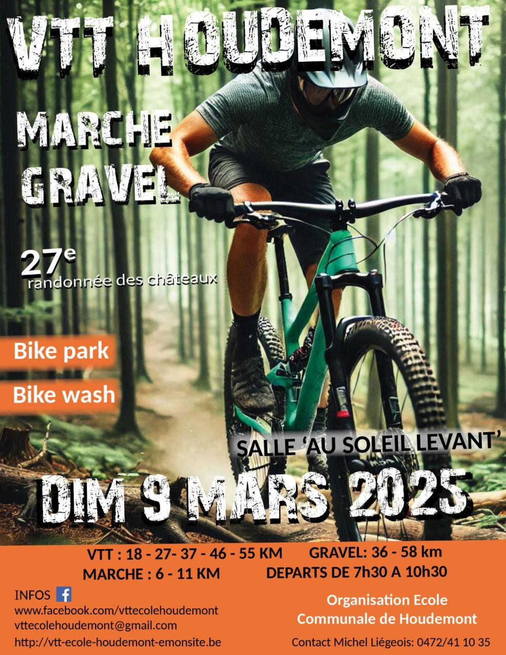 Vtt gravel et marche a houdemont le 090325