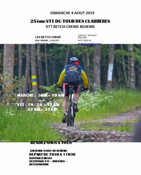 Vtt marche a beheme leglise le 040819