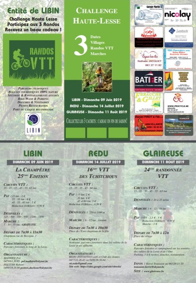 Vtt marche a glaireuse libin le 110819